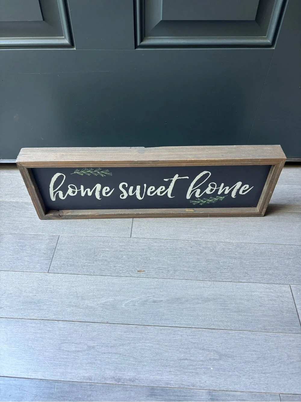 Wooden Farmhouse Home Sweet Home Framed Hanging Wall Sign Table Top Decor